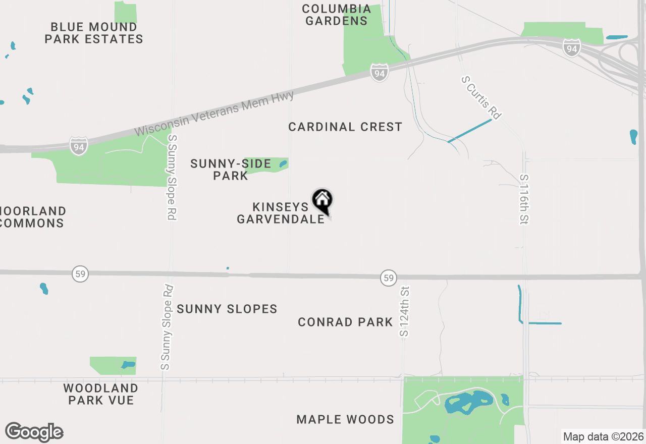 Map of 1070 Wilson Dr, Brookfield, WI 53005