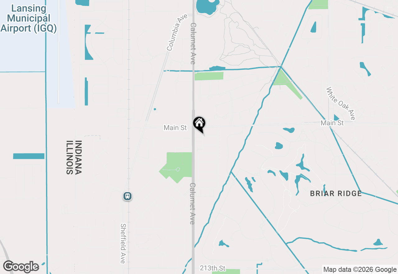 Map of 528 Briarwood Drive, Dyer, IN 46311