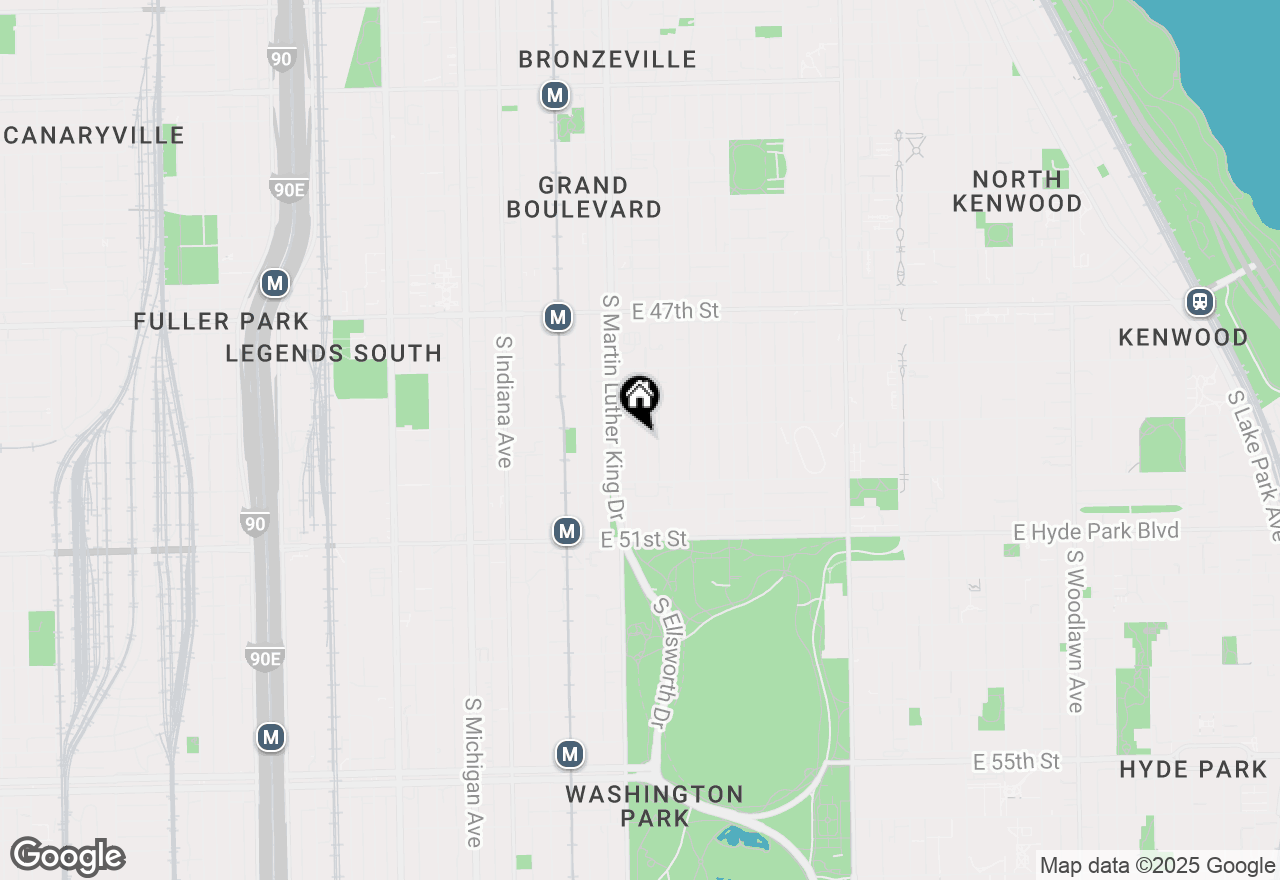 Map of 4912 S Washington Park Court, Chicago, IL 60615