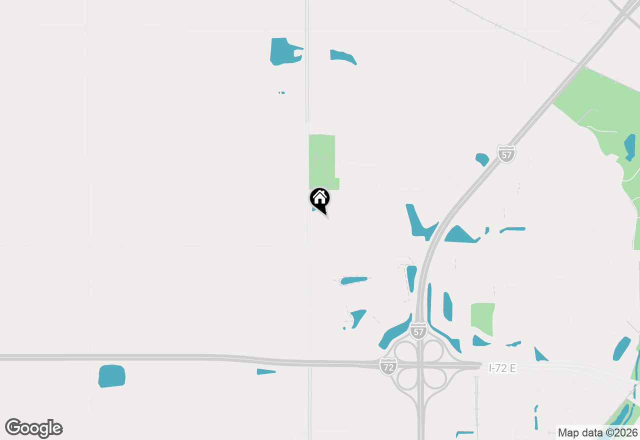 Map of 1328 West Ridge Lane, Champaign, IL 61822