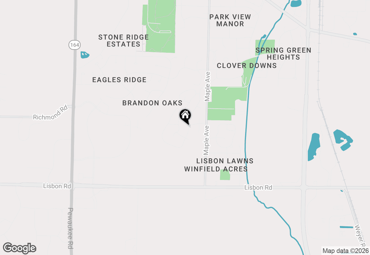 Map of W241N5629 Maple Grove Ln, Sussex, WI 53089