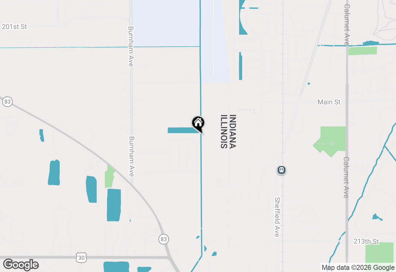 Map of 3572 Alpha Street, Lynwood, IL 60411