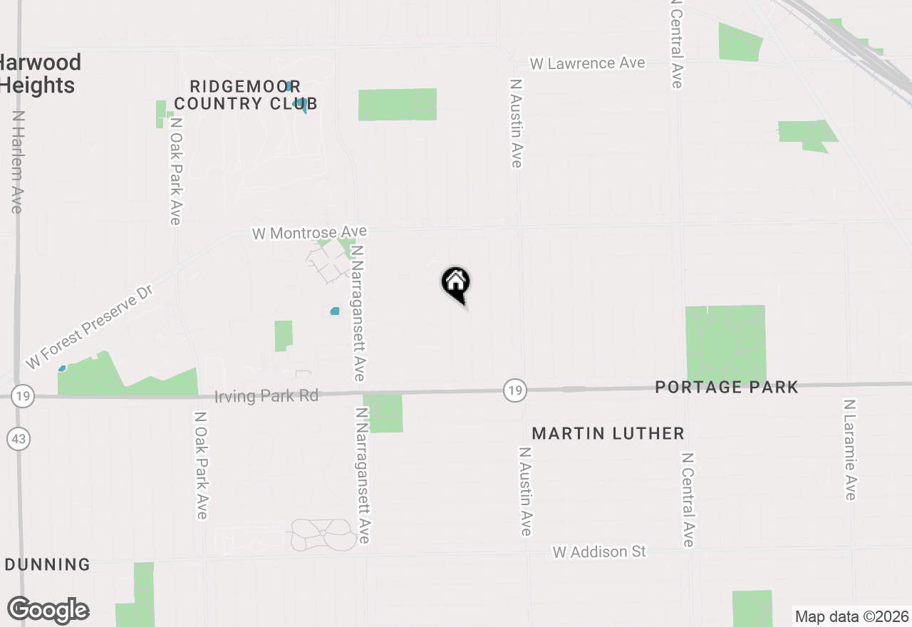 Map of 4158 N Moody Avenue, Chicago, IL 60634