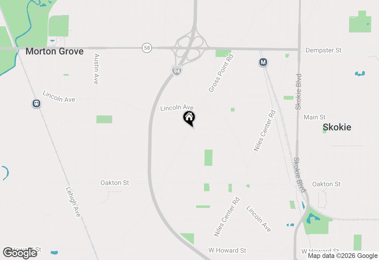 Map of 8314 Gross Point Road, Morton Grove, IL 60053