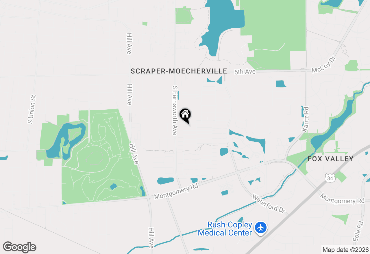 Map of 780 Symphony Drive #780, Aurora, IL 60504