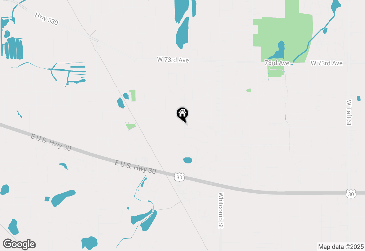 Map of 7680 Williams Street, Merrillville, IN 46410