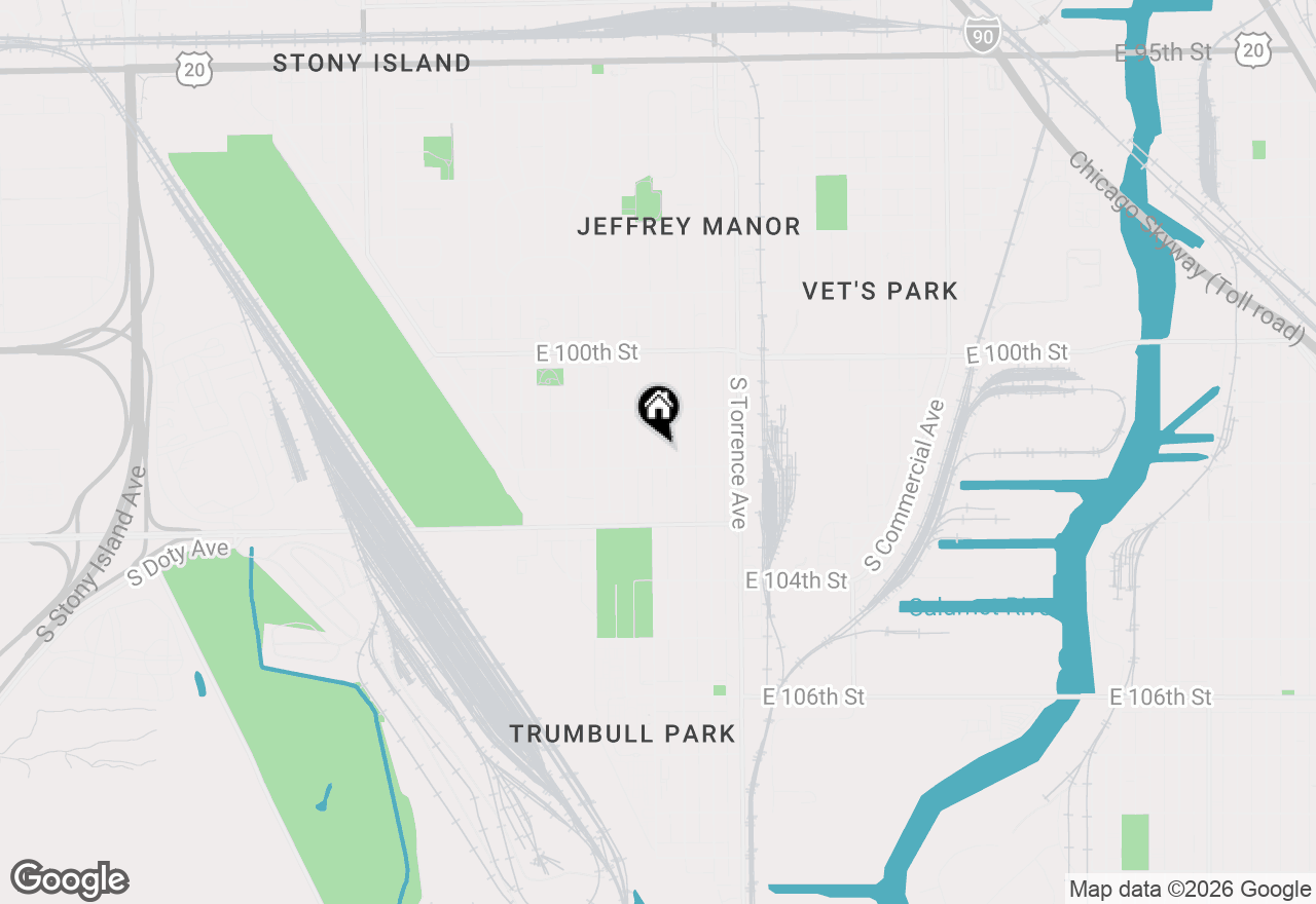 Map of 10145 S Bensley Avenue, Chicago, IL 60617