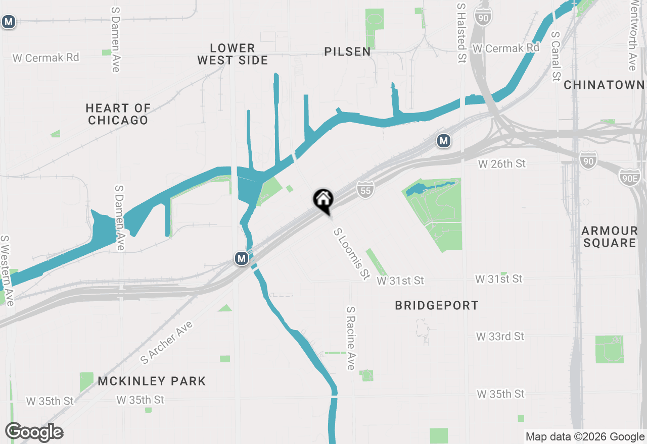 Map of (Address confidential), Chicago, Illinois 60608