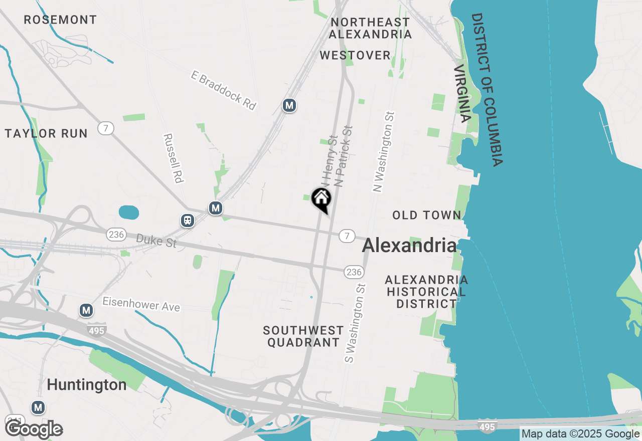 Map of 123 N Henry Street, Alexandria, VA 22314