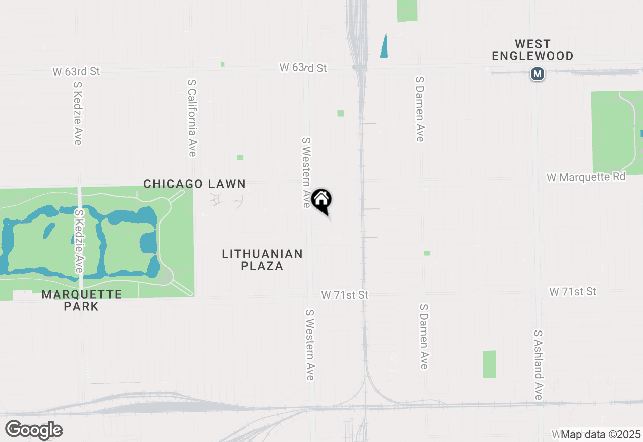 Map of 6822 S Claremont Avenue, Chicago, IL 60636
