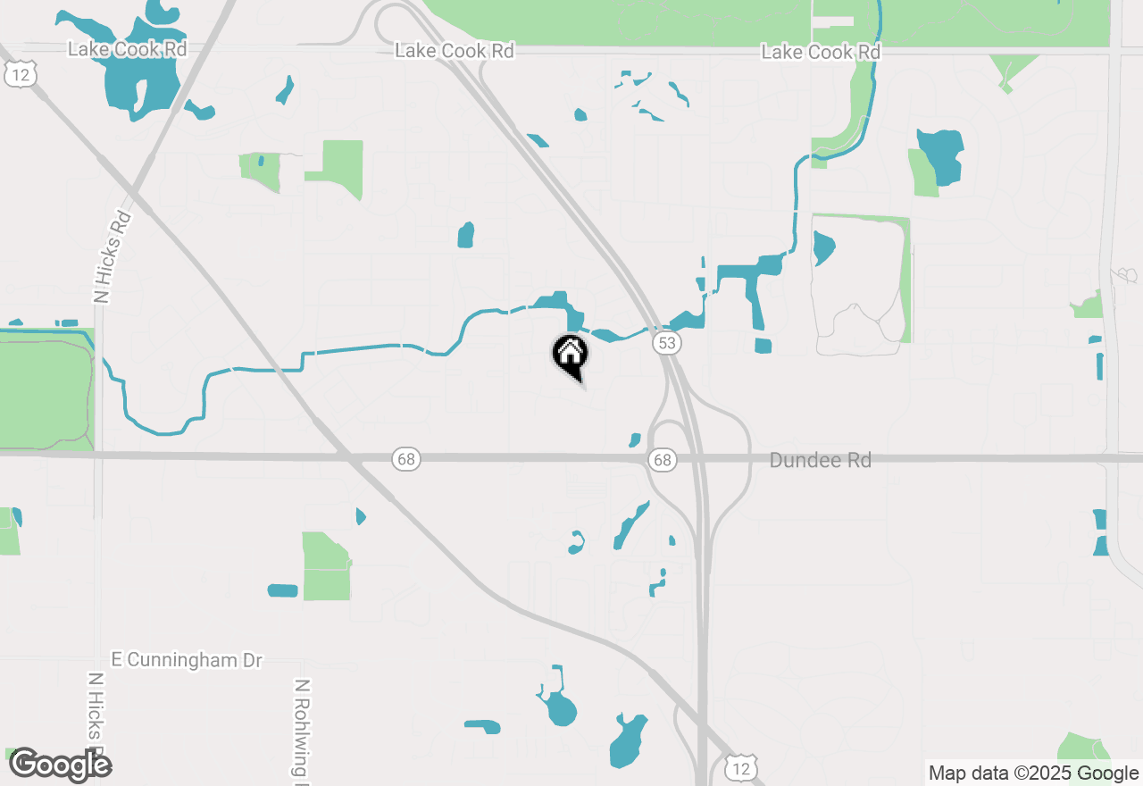 Map of 1292 Inverrary Lane #7D, Palatine, IL 60074