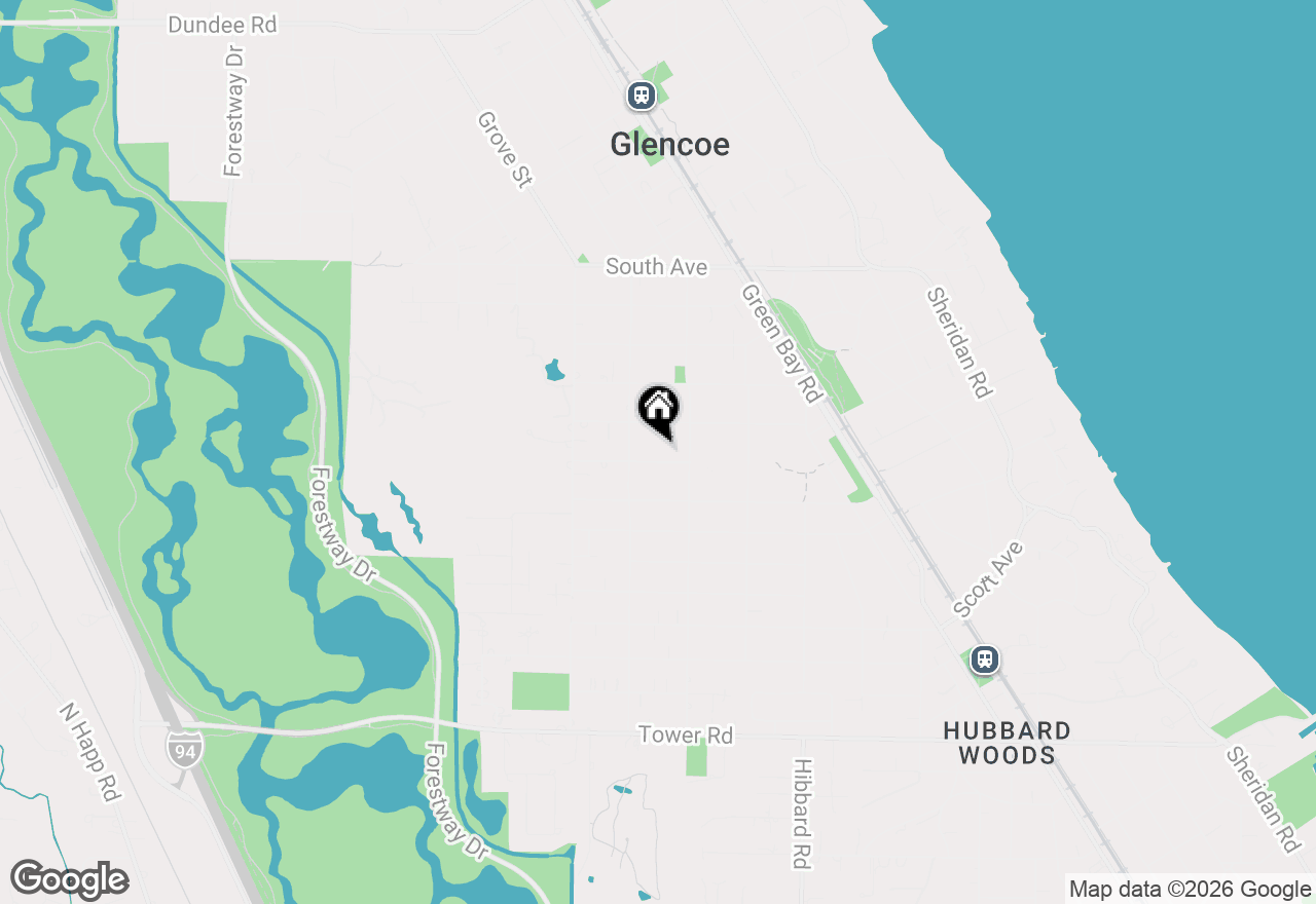 Map of 491 Monroe Avenue, Glencoe, IL 60022