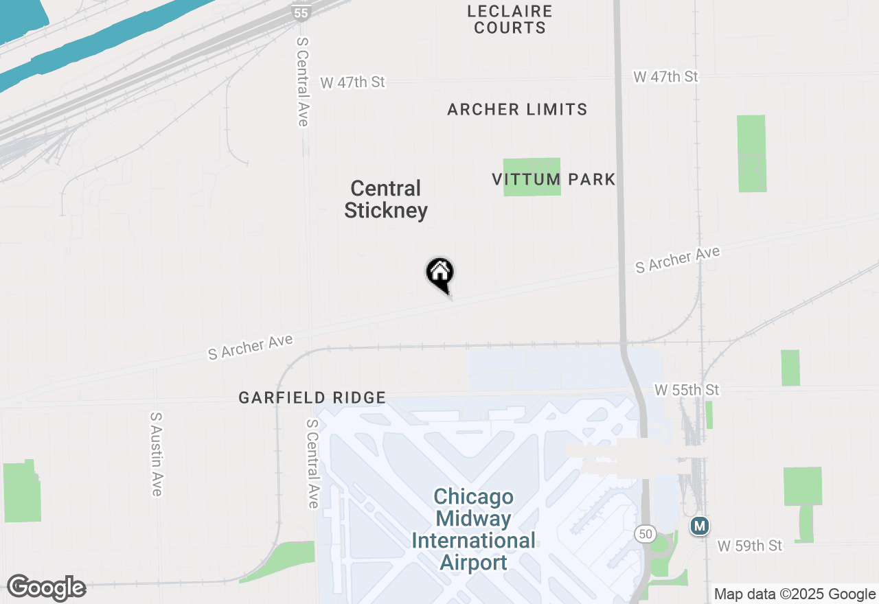 Map of 5700 S Archer Avenue #3B, Chicago, IL 60638