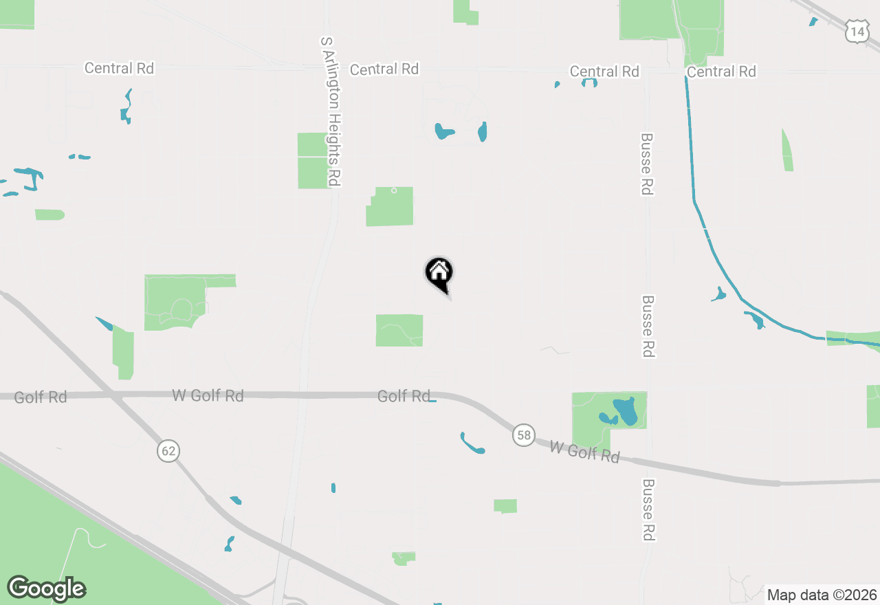 Map of 504 Lois Court, Mount Prospect, IL 60056