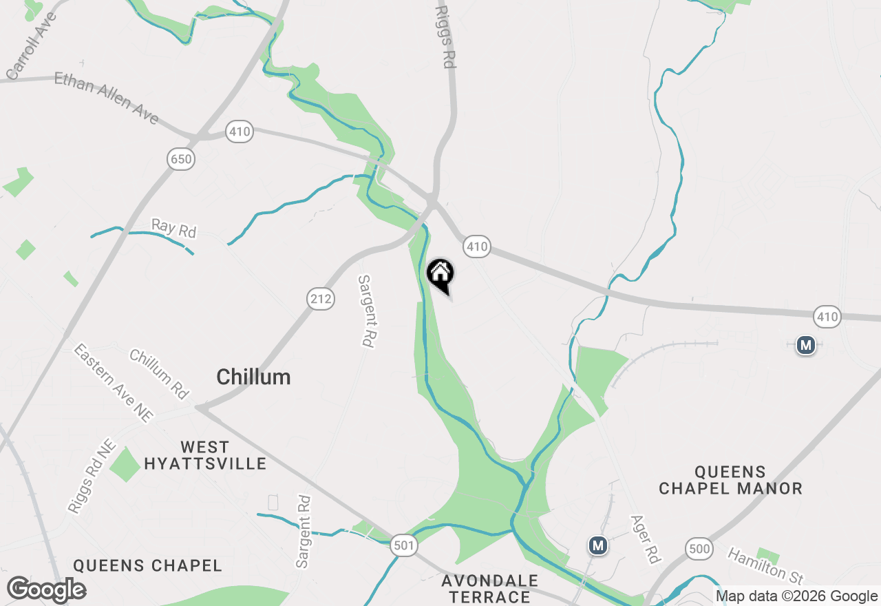 Map of (Address confidential), Hyattsville, Maryland 20782