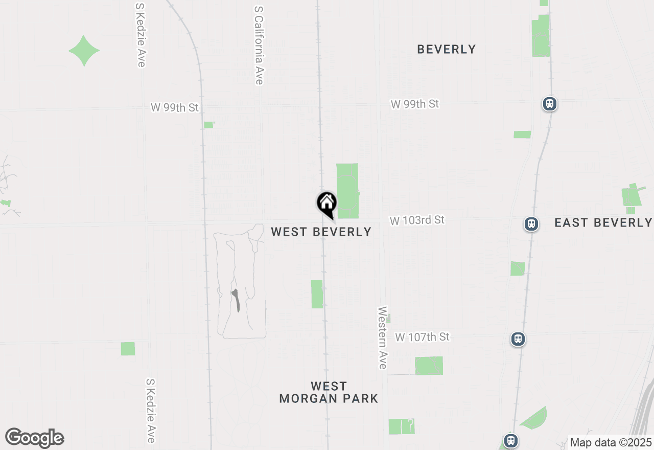 Map of 2553 W 103rd Street, Chicago, IL 60655