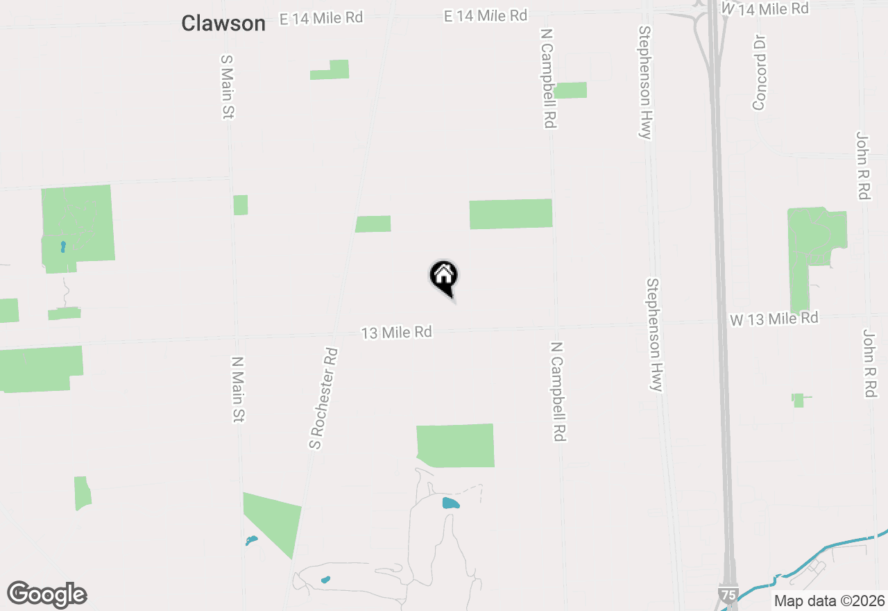 Map of 1019 E Windemere Avenue, Royal Oak, MI 48073