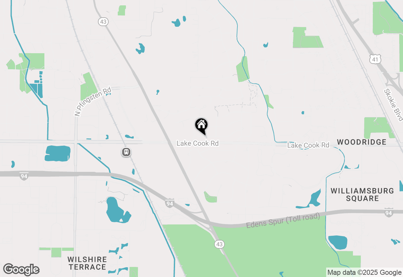 Map of 109 Mulberry Road, Deerfield, IL 60015