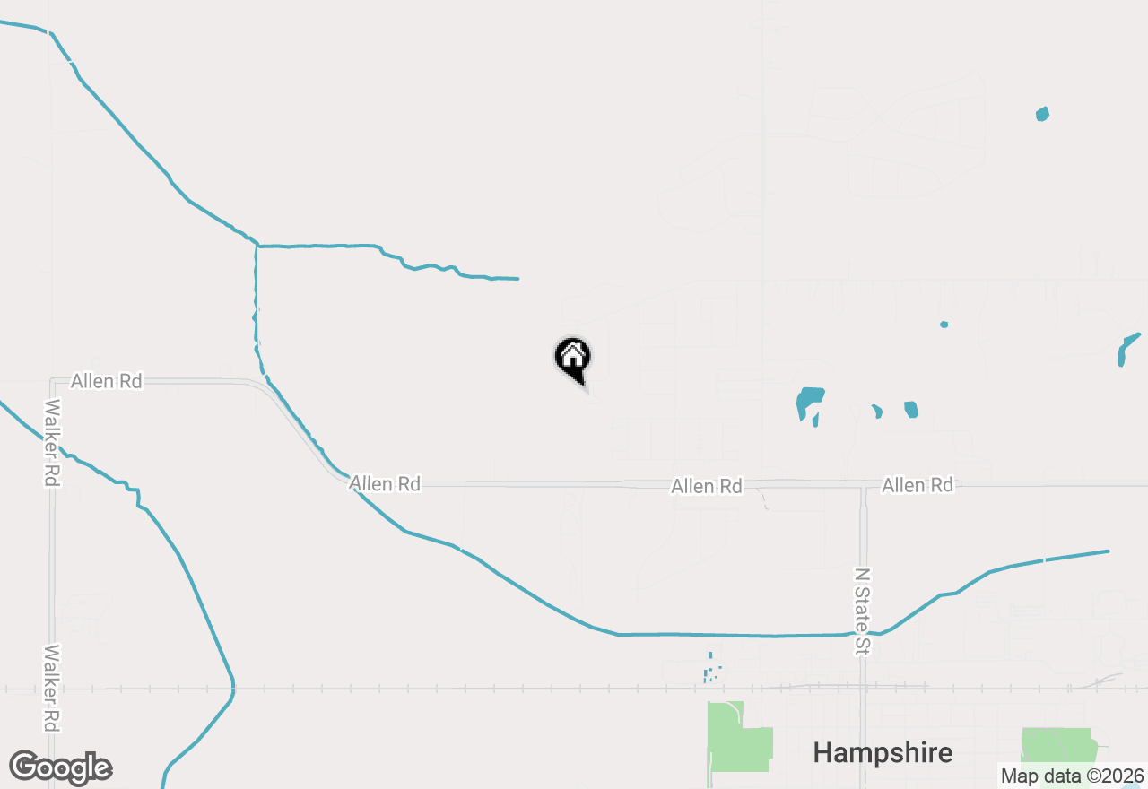 Map of 1103 Briar Glen Court #1103, Hampshire, IL 60140