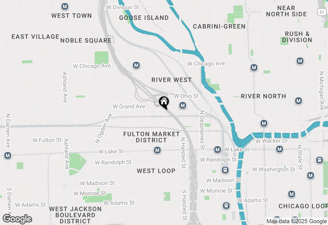 Map of 914 W Hubbard Street #104, Chicago, IL 60642