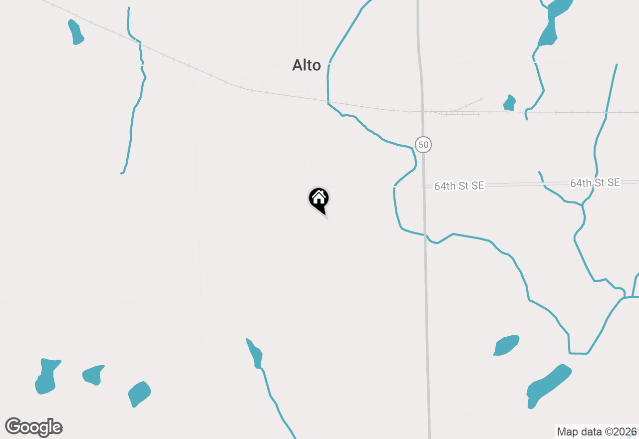 Map of 6479 Kodiak Drive Se, Alto, MI 49302