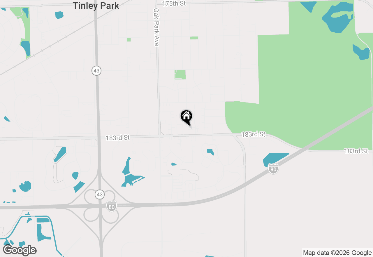 Map of 6624 Martin France Circle #3B, Tinley Park, IL 60477