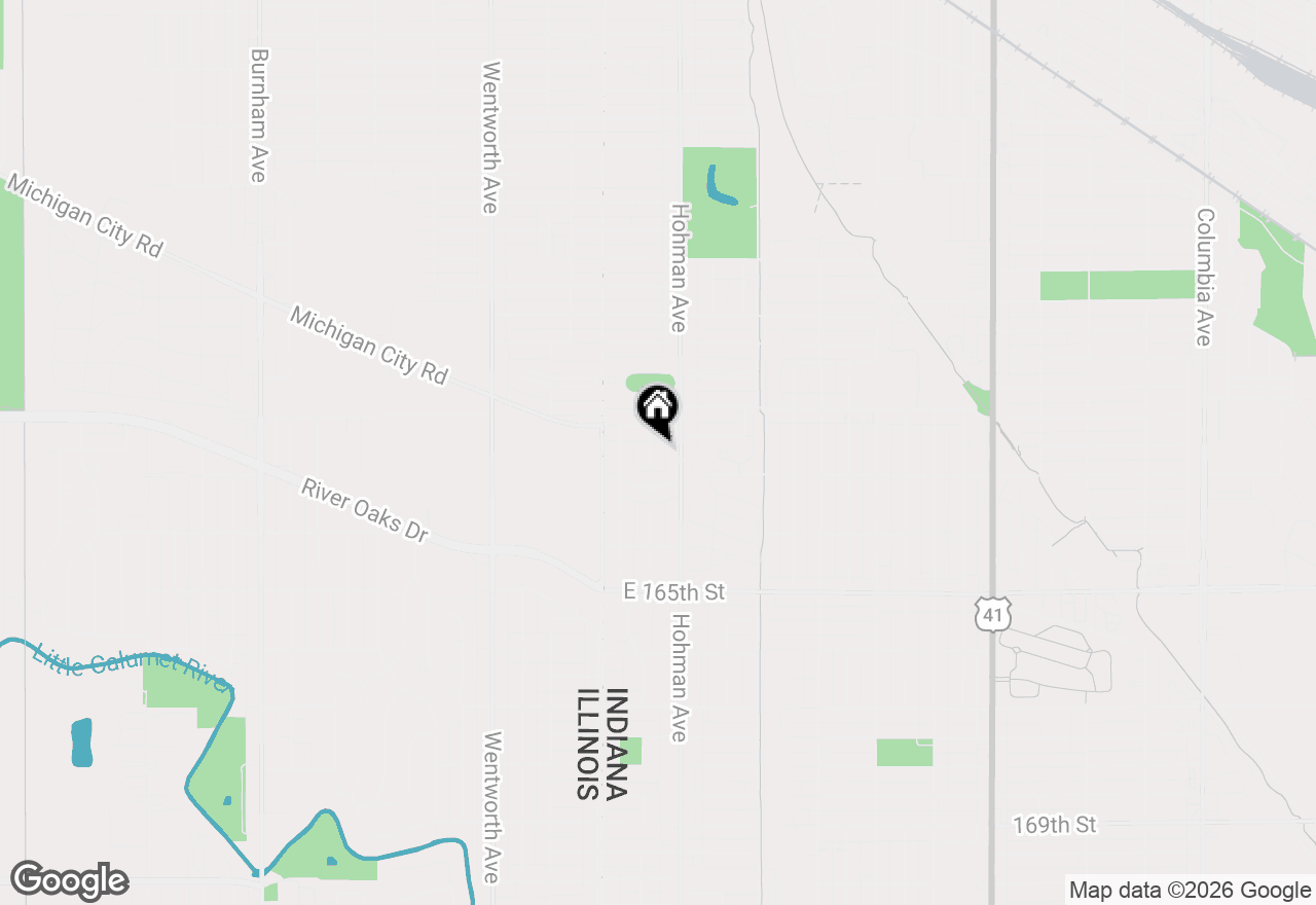 Map of 6225 Moraine Avenue, Hammond, IN 46324