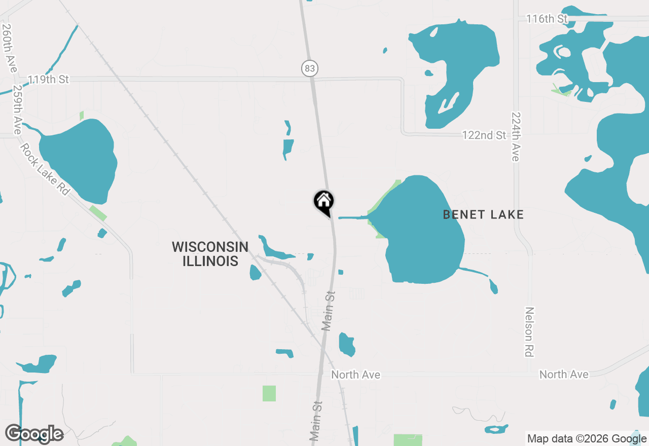 Map of 23716 127th St, Trevor, WI 53179