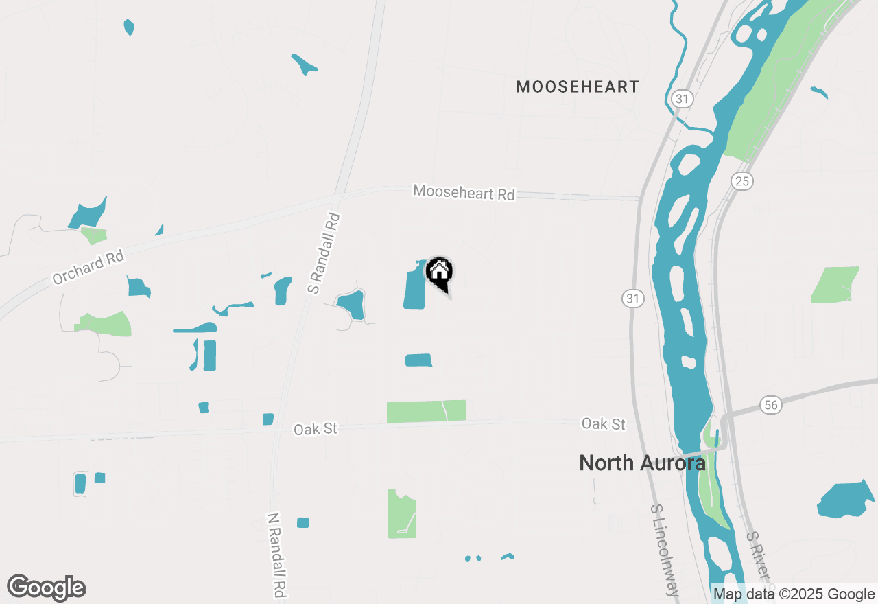Map of 413 N Sycamore Lane, North Aurora, IL 60542