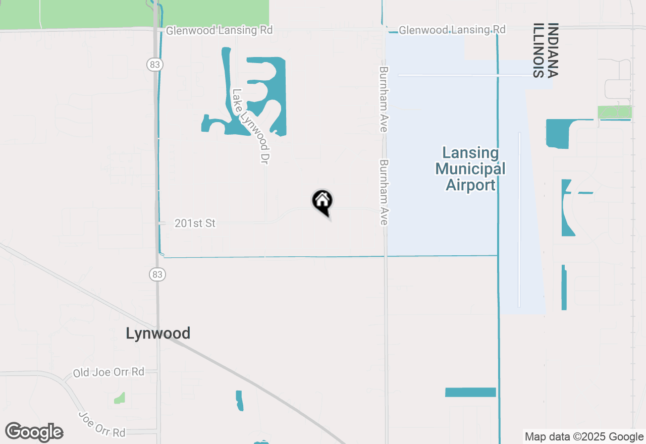 Map of 20116 Redwood Avenue, Lynwood, IL 60411