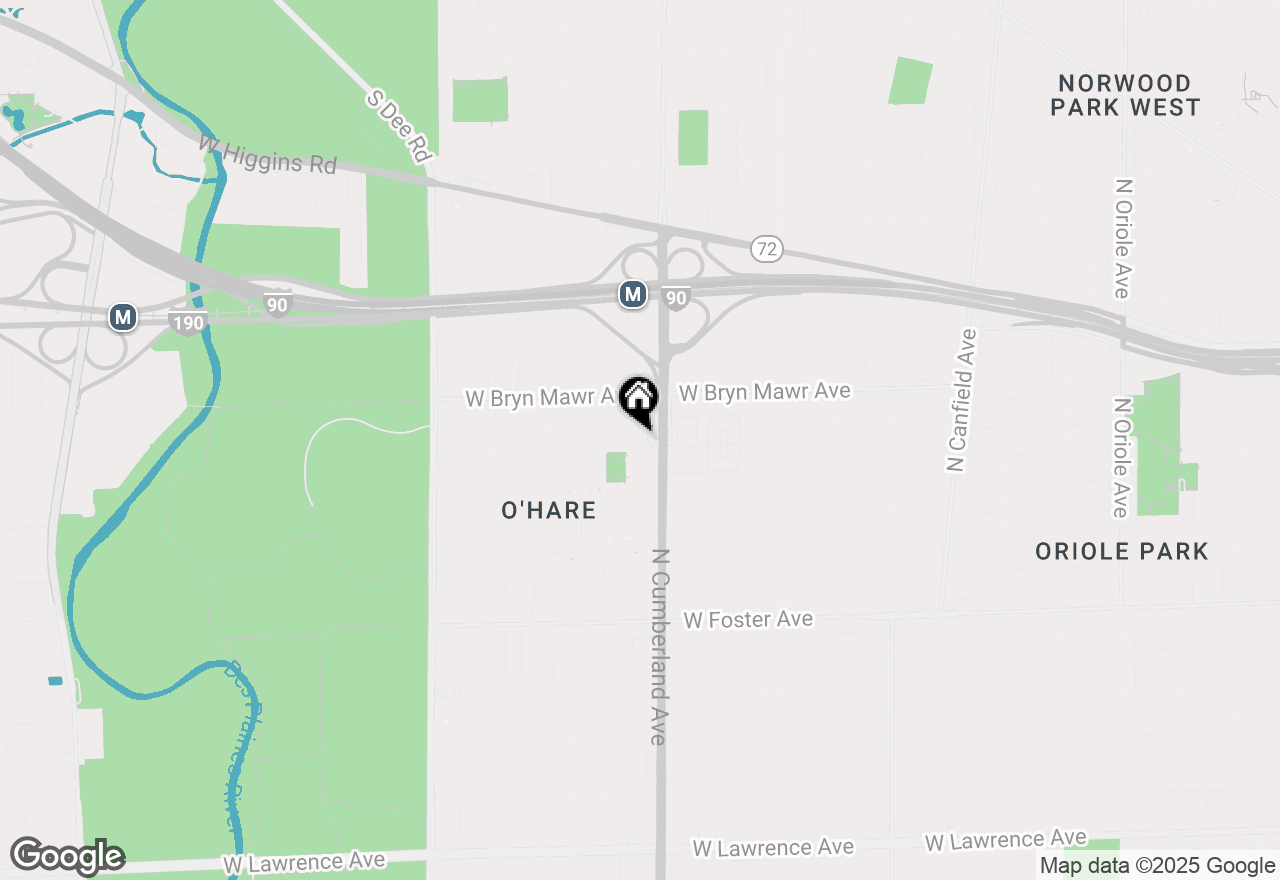 Map of 8430 W Catalpa Avenue #602, Chicago, IL 60656