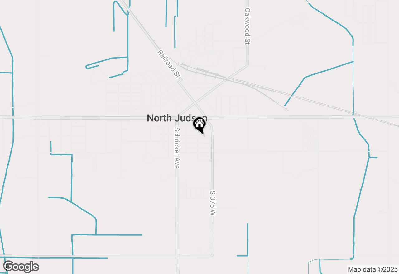 Map of 301 E Garden Street, North Judson, IN 46366