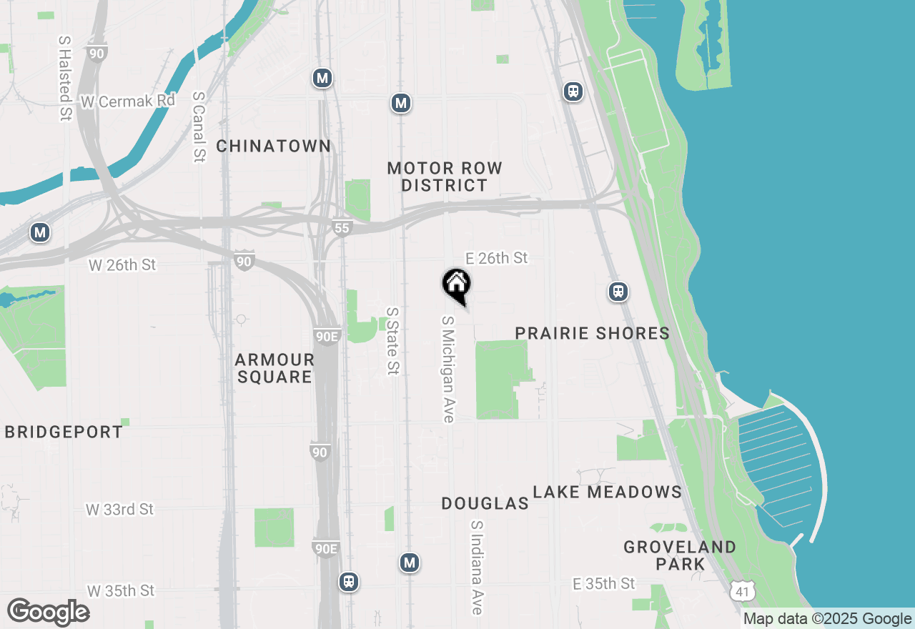 Map of 2803 S Michigan Avenue #A, Chicago, IL 60616