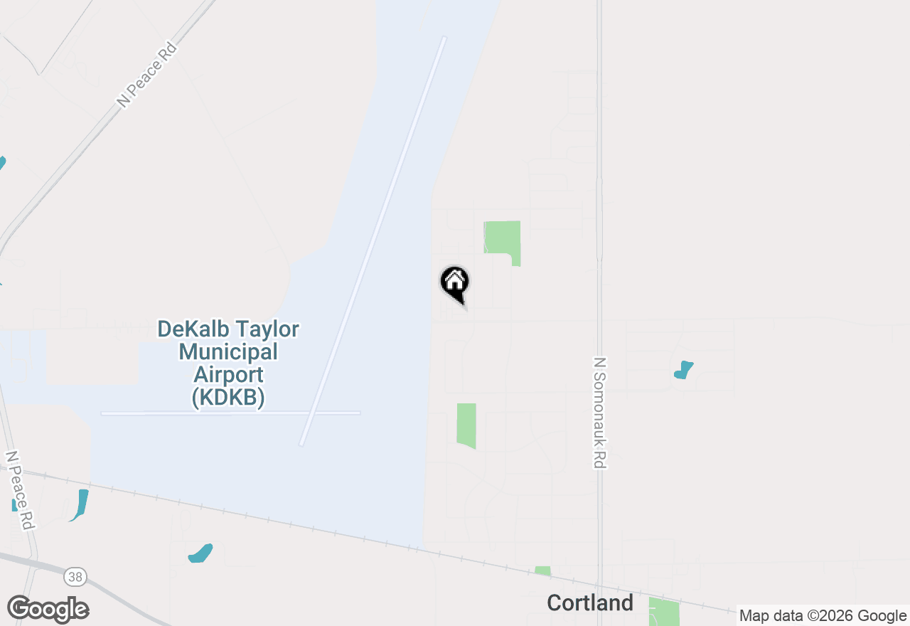 Map of 234 W Kyra Lane, Cortland, IL 60112