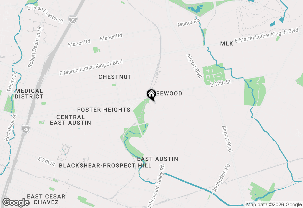 Map of 1181 Graham St, Austin, TX 78702