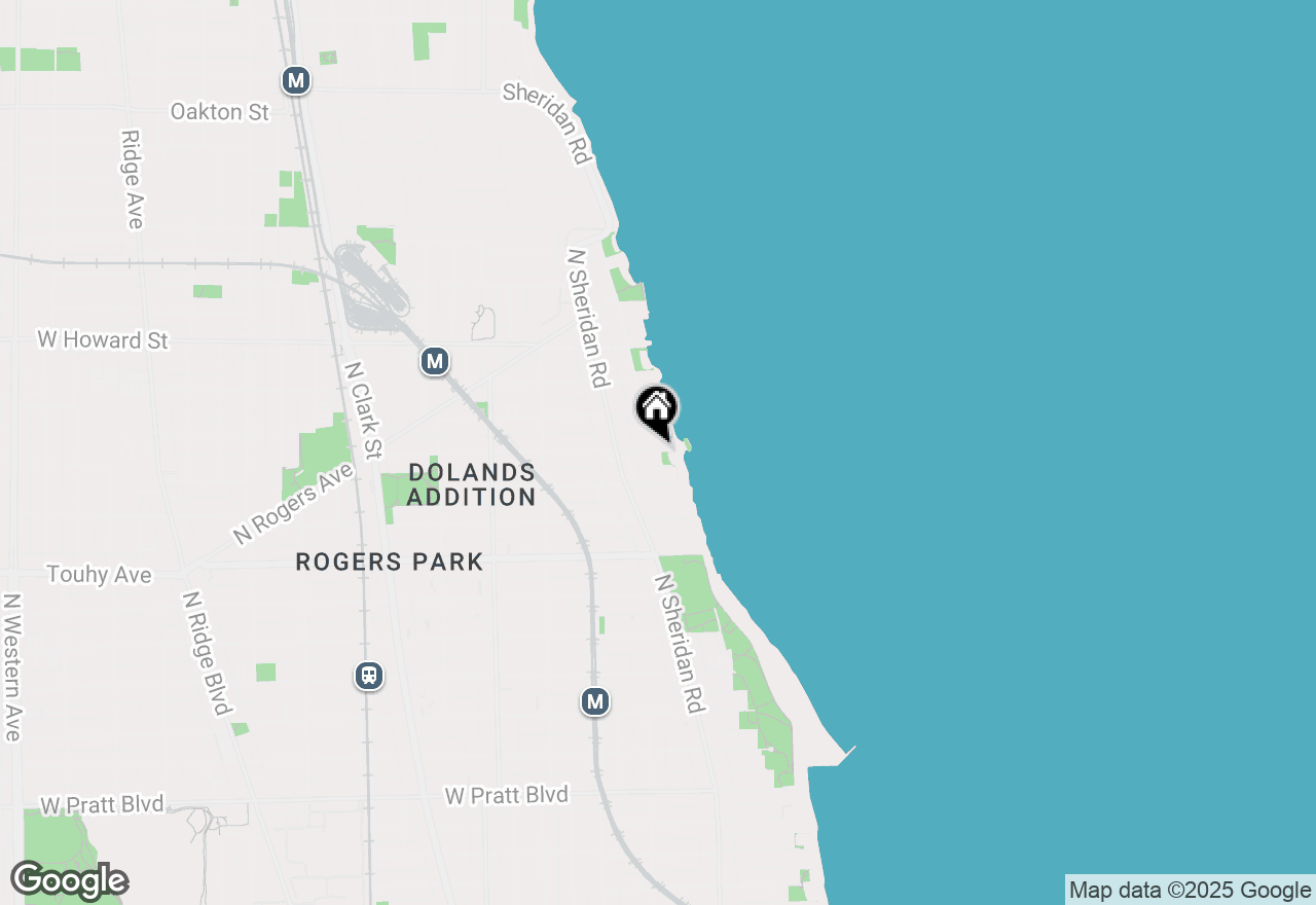 Map of 1225 W Jarvis Avenue #1, Chicago, IL 60626