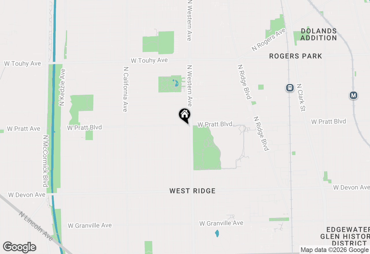 Map of 6761 N Artesian Avenue #2H, Chicago, IL 60645