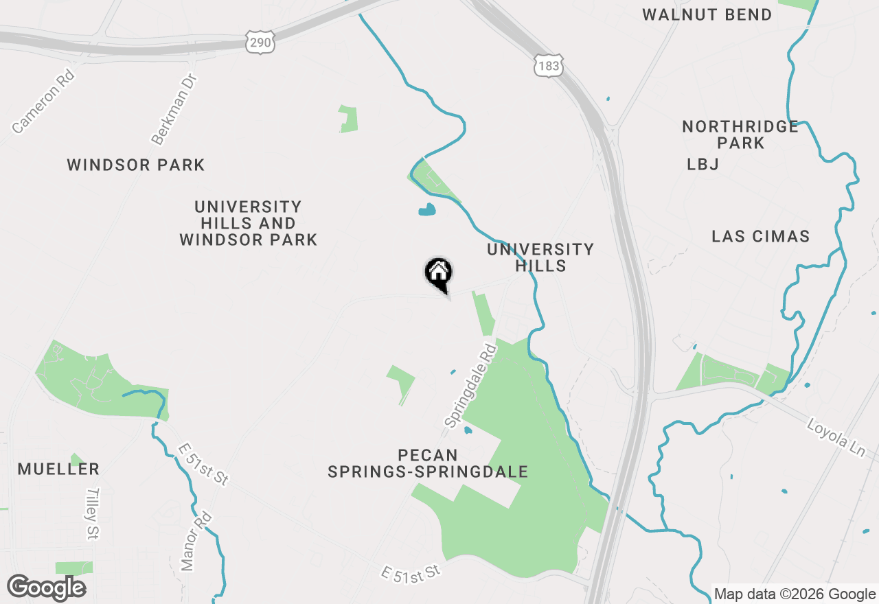 Map of 6257 Manor Rd #B, Austin, TX 78723