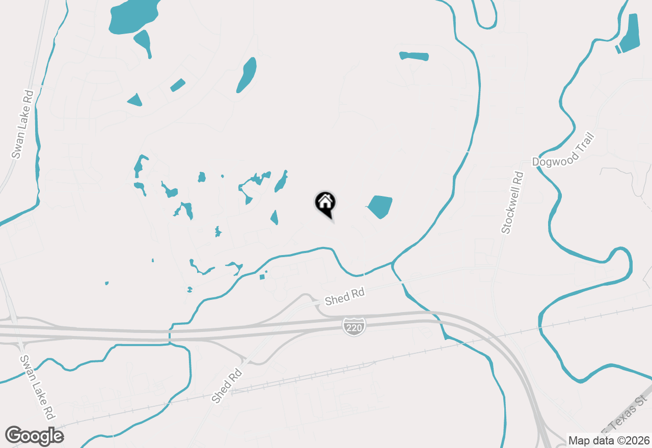 Map of 2005 Surrey Lane, Bossier City, LA 71111