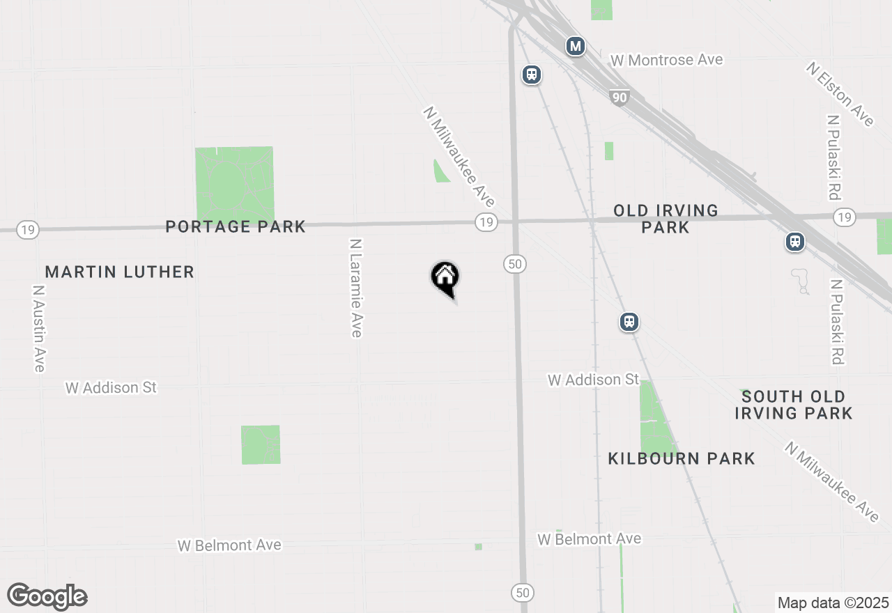 Map of 4947 W Grace Street, Chicago, IL 60641