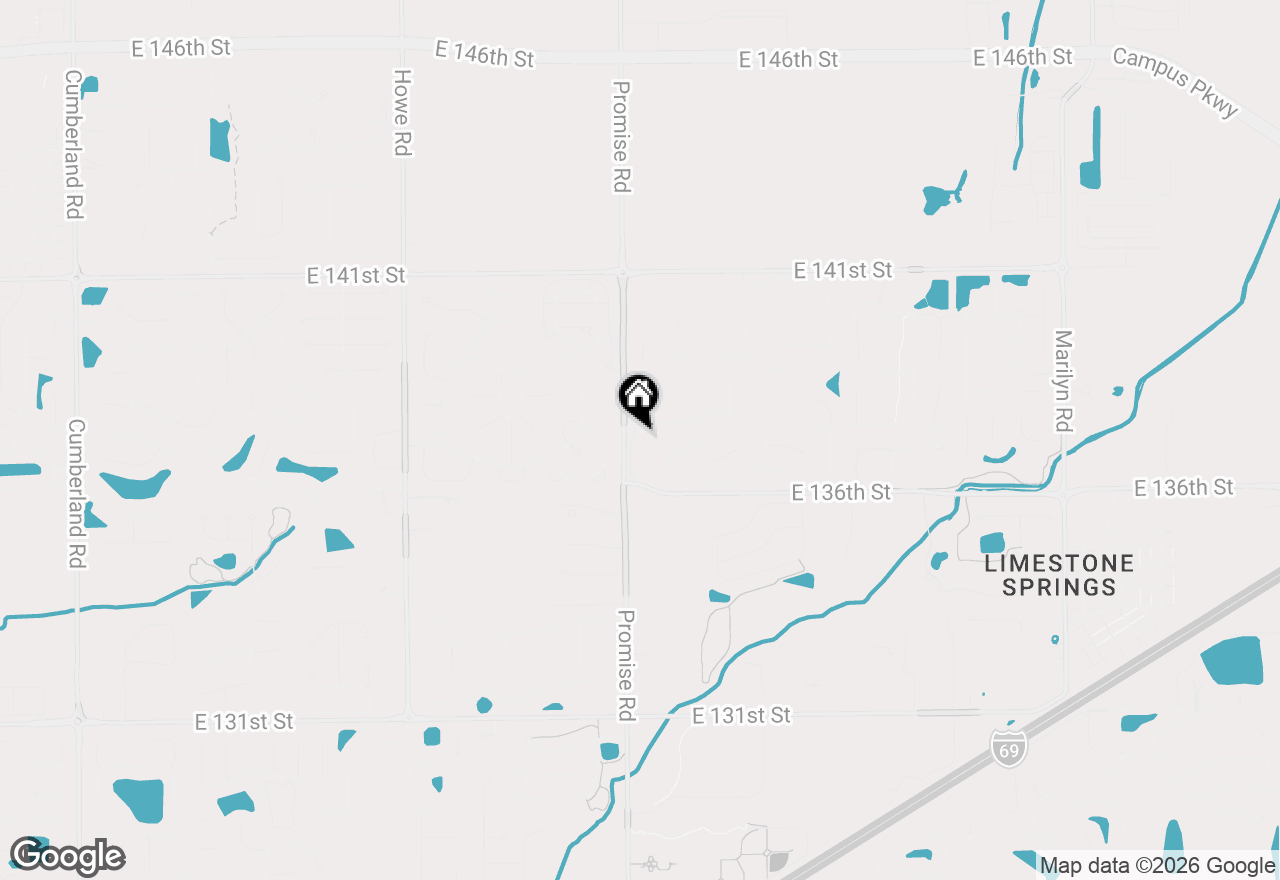 Map of 13711 Alvernon Place, Fishers, IN 46038