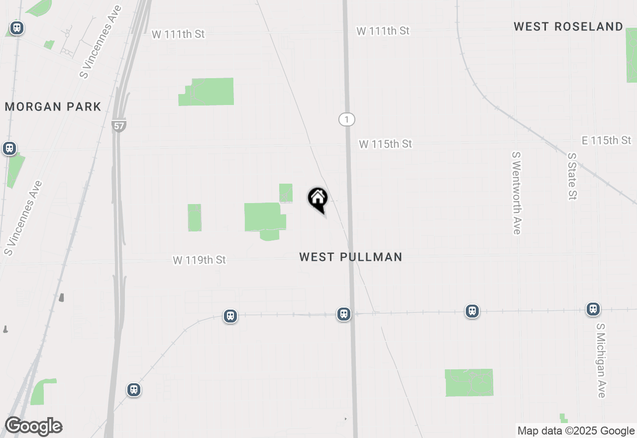 Map of 11738 S Peoria Street, Chicago, IL 60643