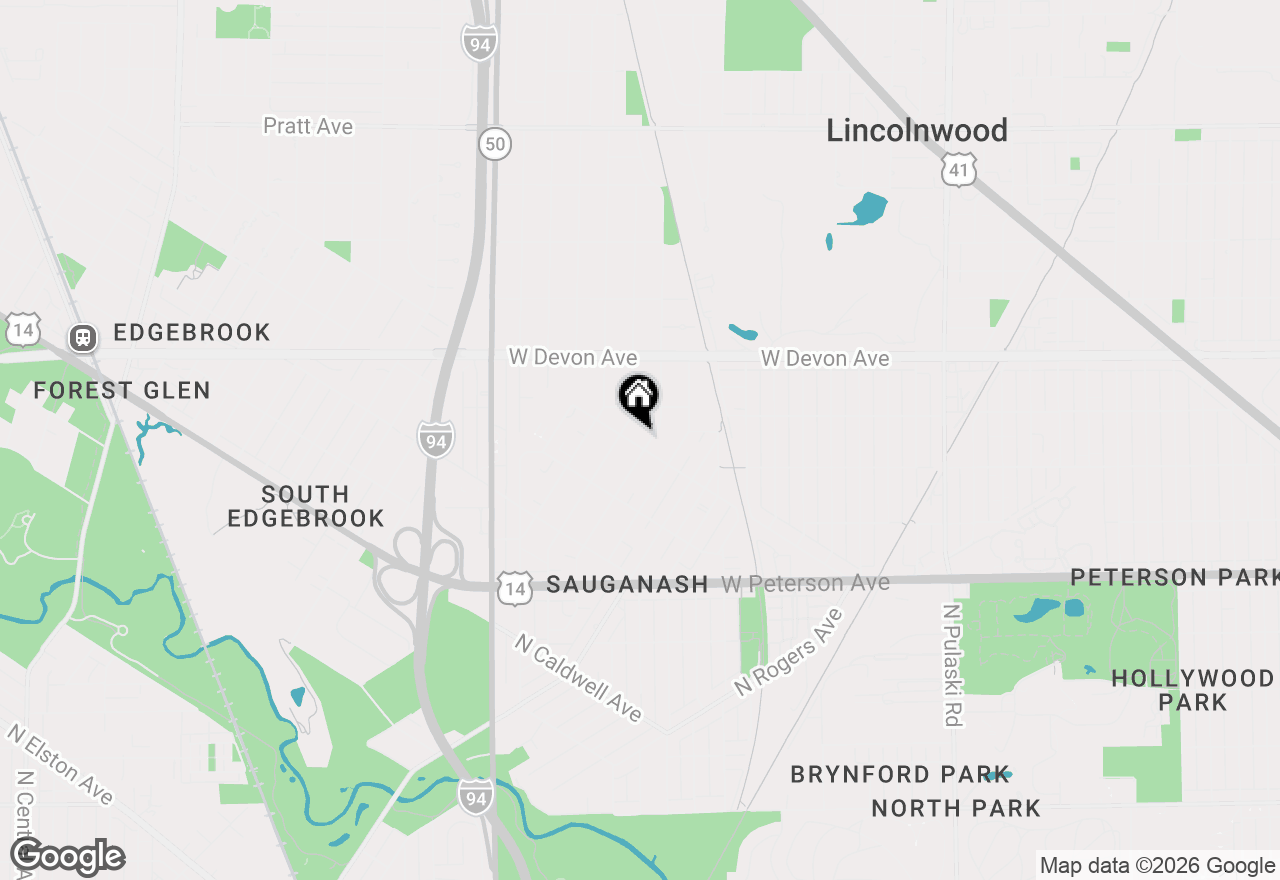 Map of 6227 N Sauganash Avenue, Chicago, IL 60646