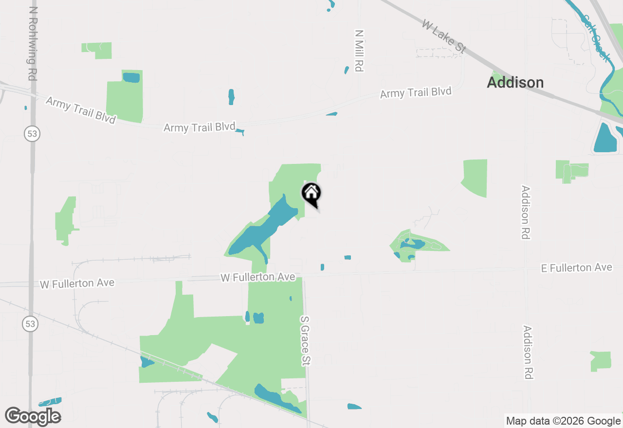 Map of 160 S La Londe Avenue #1F, Addison, IL 60101