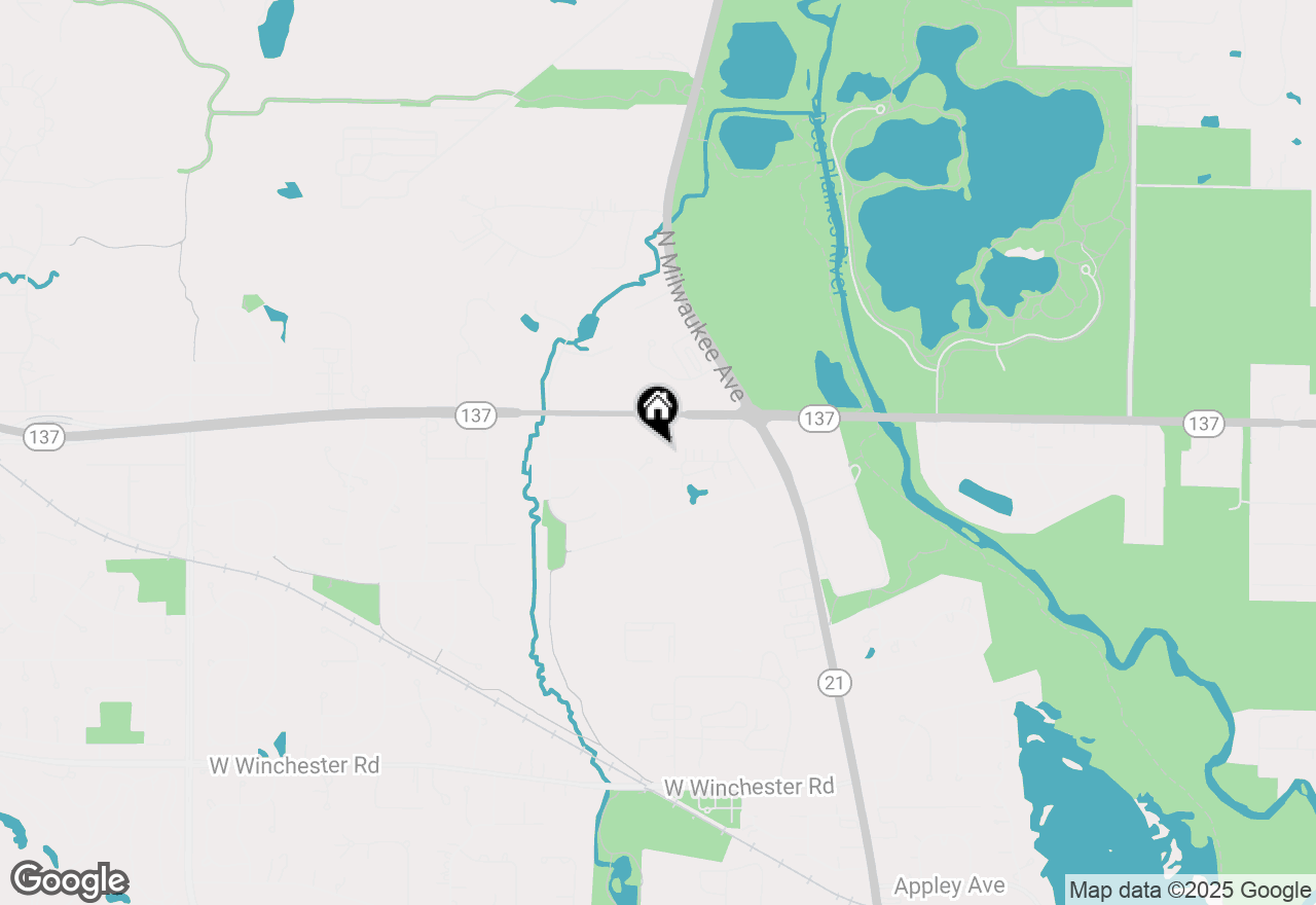 Map of 1716 Cedar Glen Court, Libertyville, IL 60048