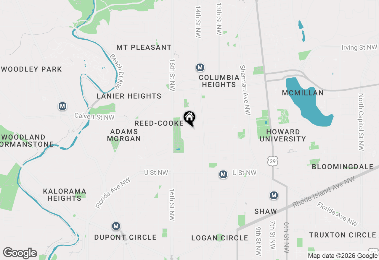 Map of 1439 Chapin Street Nw #103, Washington, DC 20009
