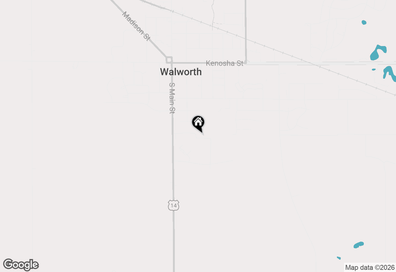 Map of 222 Thistledown Lane, Walworth, WI 53184