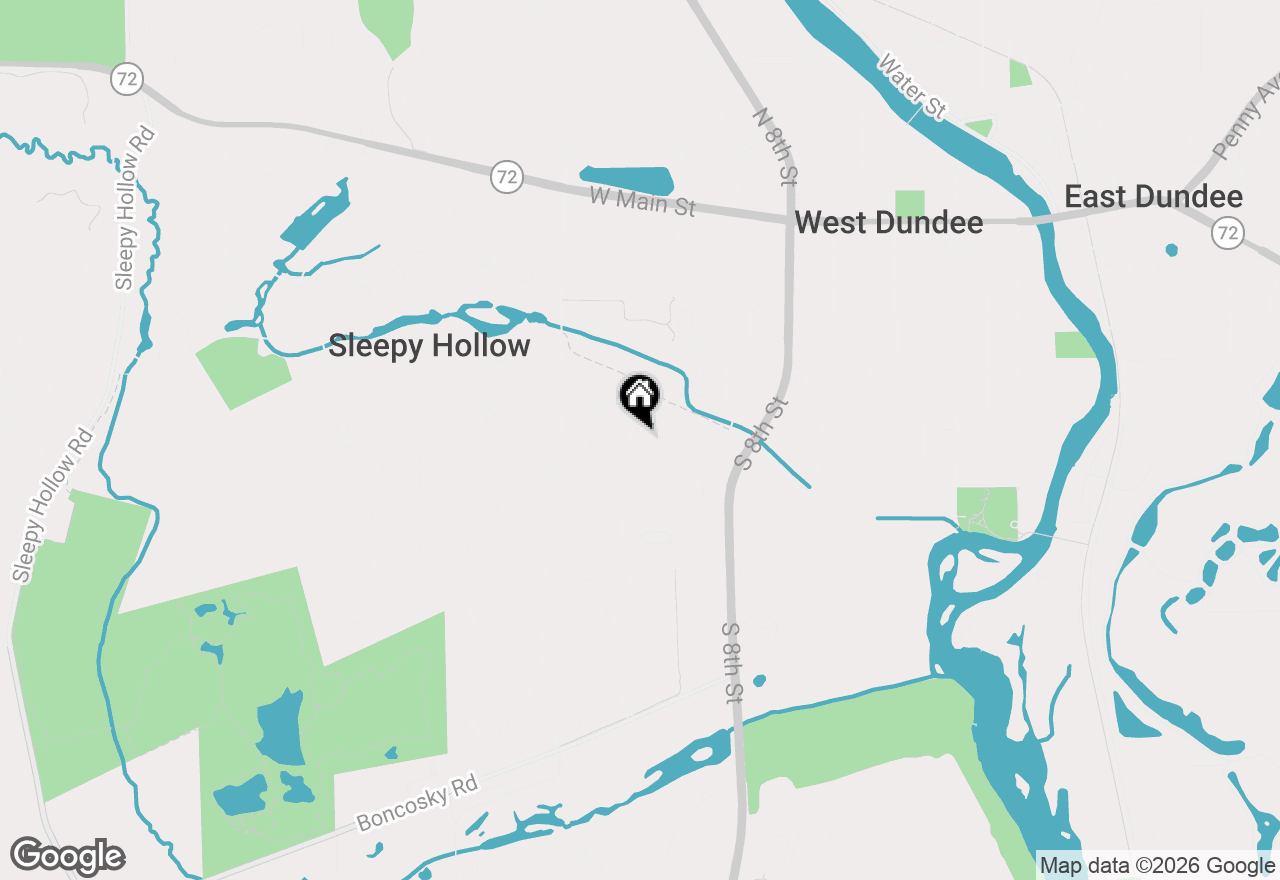 Map of 847 Hemlock Drive, Sleepy Hollow, IL 60118