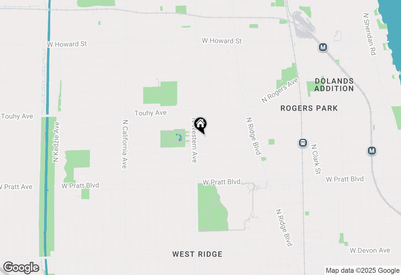 Map of 2335 W Greenleaf Avenue, Chicago, IL 60645