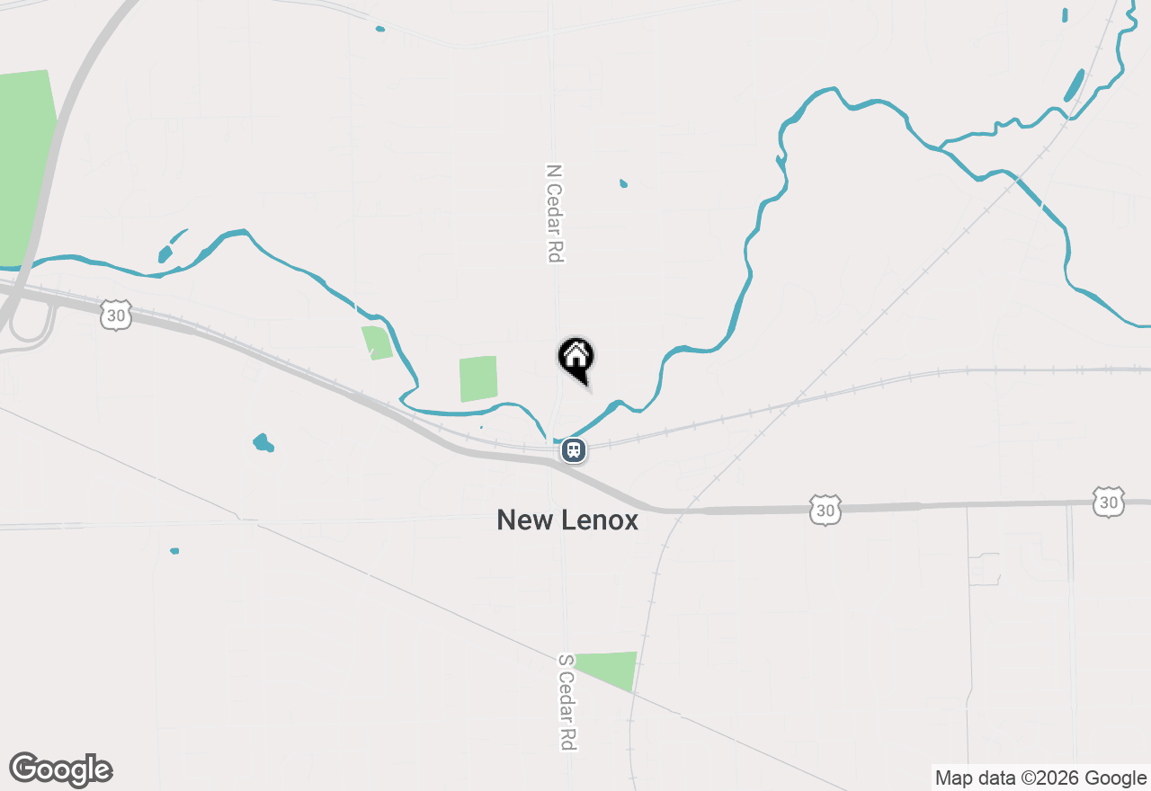 Map of 111 Oak Street, New Lenox, IL 60451